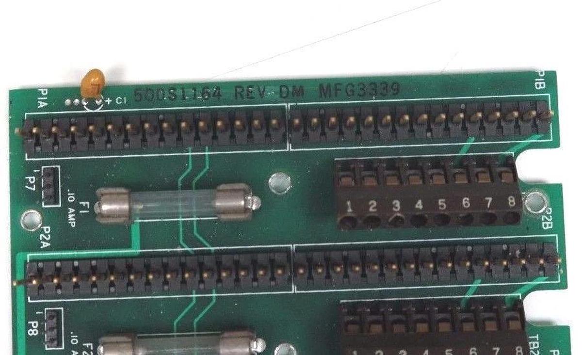 Used ABB 500S1164 REV. DM, INTERCONNECT BOARD 500P1347, 180246.35P