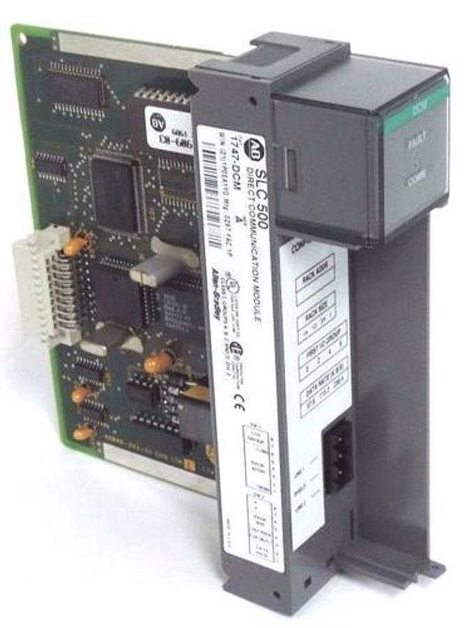 Used ALLEN BRADLEY 1747-DCM DIRECT COMMUNICATION MODULE 1747DCM SER. A MFG: 0297