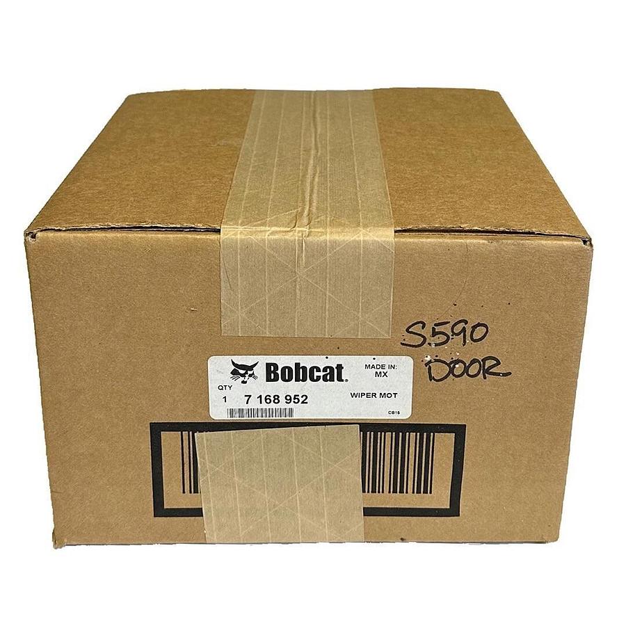 Used NEW SEALED BOBCAT 7 168 952 / 7168952 S590 WIPER MOTOR OEM