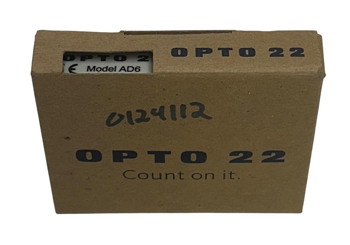 Used OPTO 22 AD6 I/O MODULE 0-5VDC INPUT ISOLATED ANALOG NSMP