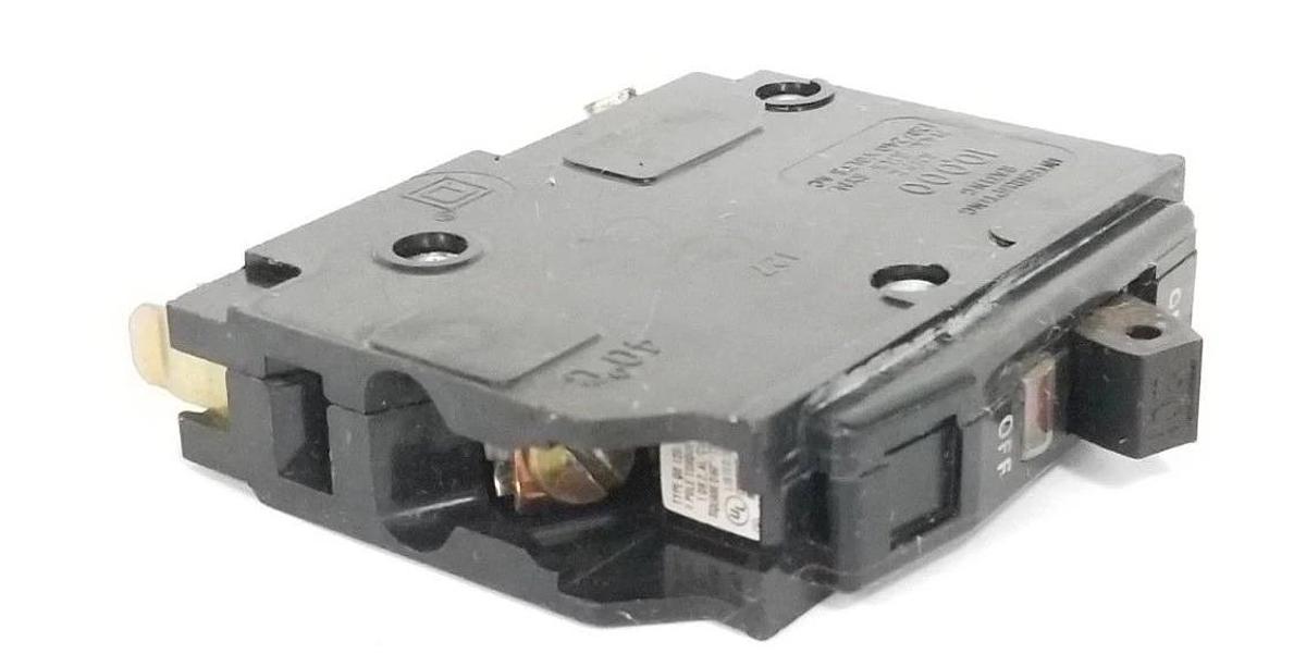 Used LOT OF 10 SQUARE D TYPE QO 120/240VAC 1 POLE CIRCUIT BREAKERS LM-2120