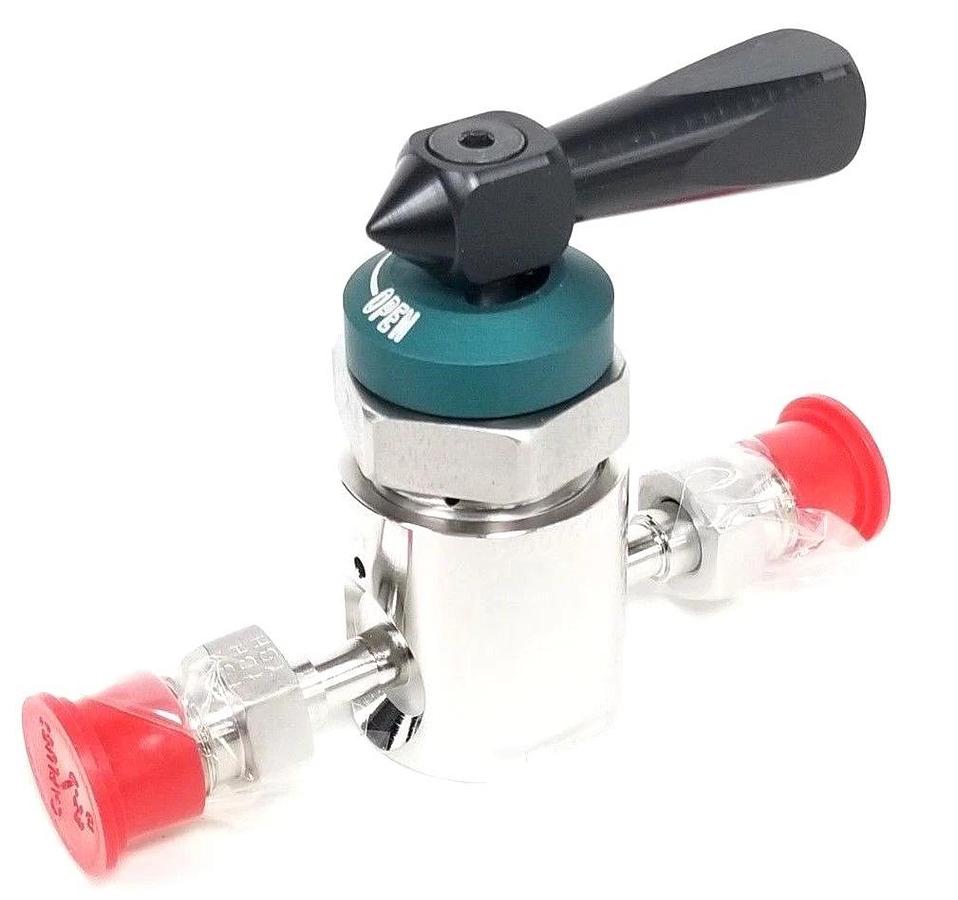 Used NIB TESCOM PV72LK-5060-162 DIAPHRAGM VALVE, 2200 STYLE, JS007679A, PV72LK5060162