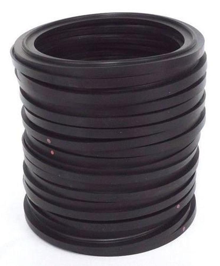 Used NEW CSI 40MPFU-300 3'' BLACK BUNA FLANGED TC GASKET (BOX OF 22)