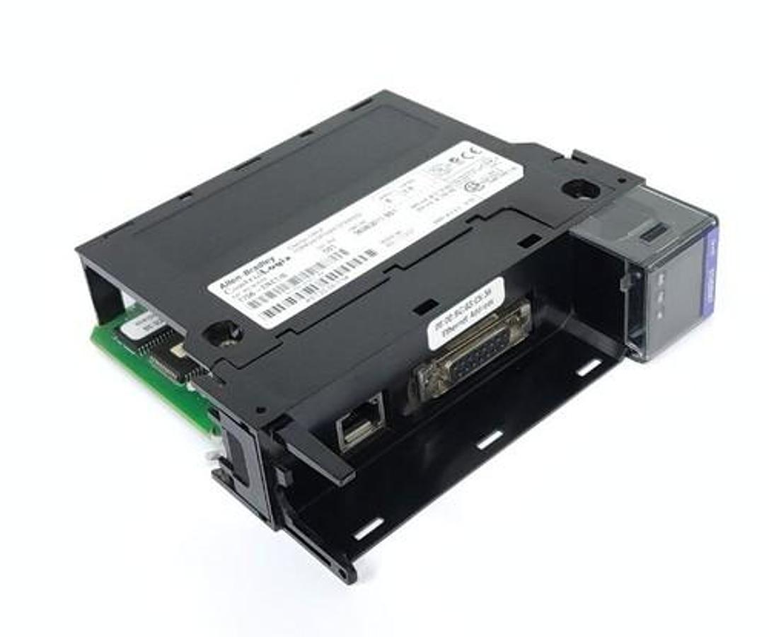 Used ALLEN BRADLEY 1756-ENET/B CAT. REV. C01 CONTROLLOGIX COMMUNICATIONS MODULE