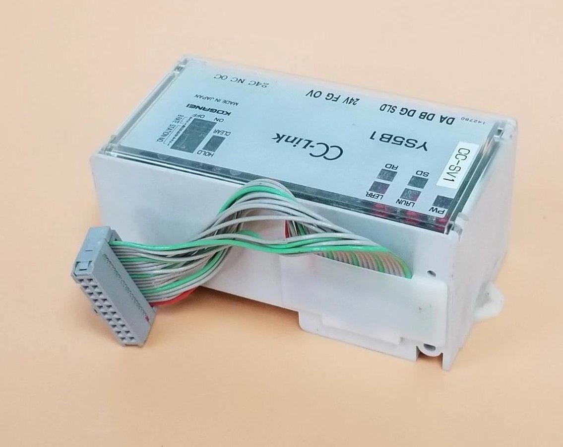 Used KOGANEI YS5B1 REMOTE I/O BLOCK CC-LINK Y038236-PCB1