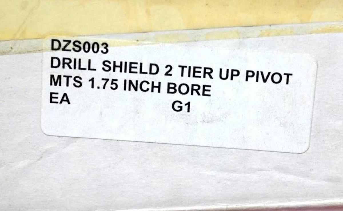 Used NIB ROCKFORD DZS003 DRILL SHIELD 2 TIER UP PIVOT MTS 1-3/4" BORE DZS-003
