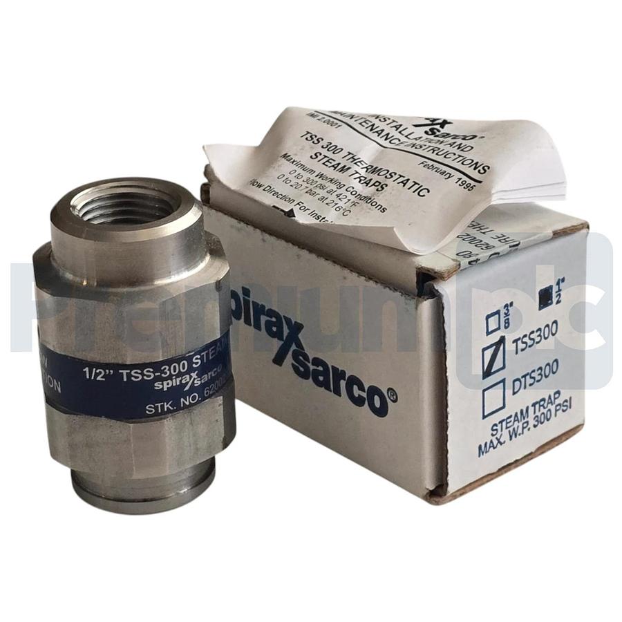 Spirax Sarco 62002 TSS-300 1/2" Balanced Pressure Thermostatic Steam Trap NSMP