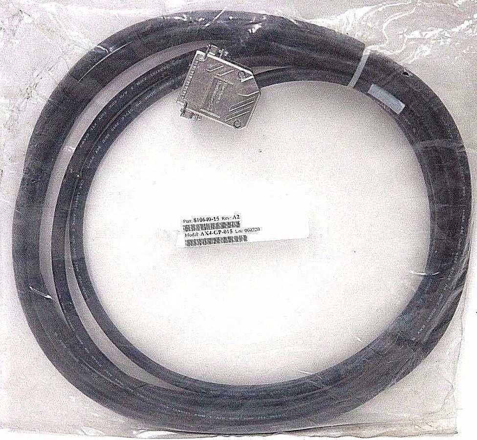 Used NEW EMERSON AX4-GP-015 CABLE, 810640-15, REV: A2, AX4GP015, 81064015