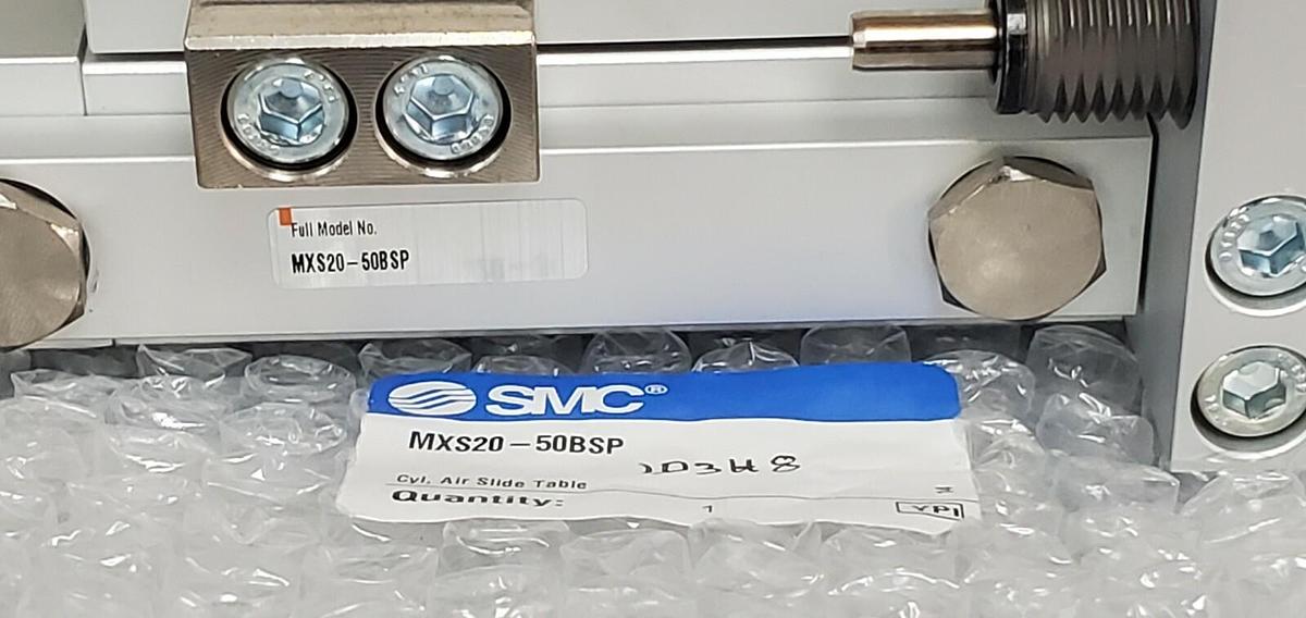 NEW SMC MXS20-50BSP CYLINDER AIR SLIDE TABLE MXS2050BSP
