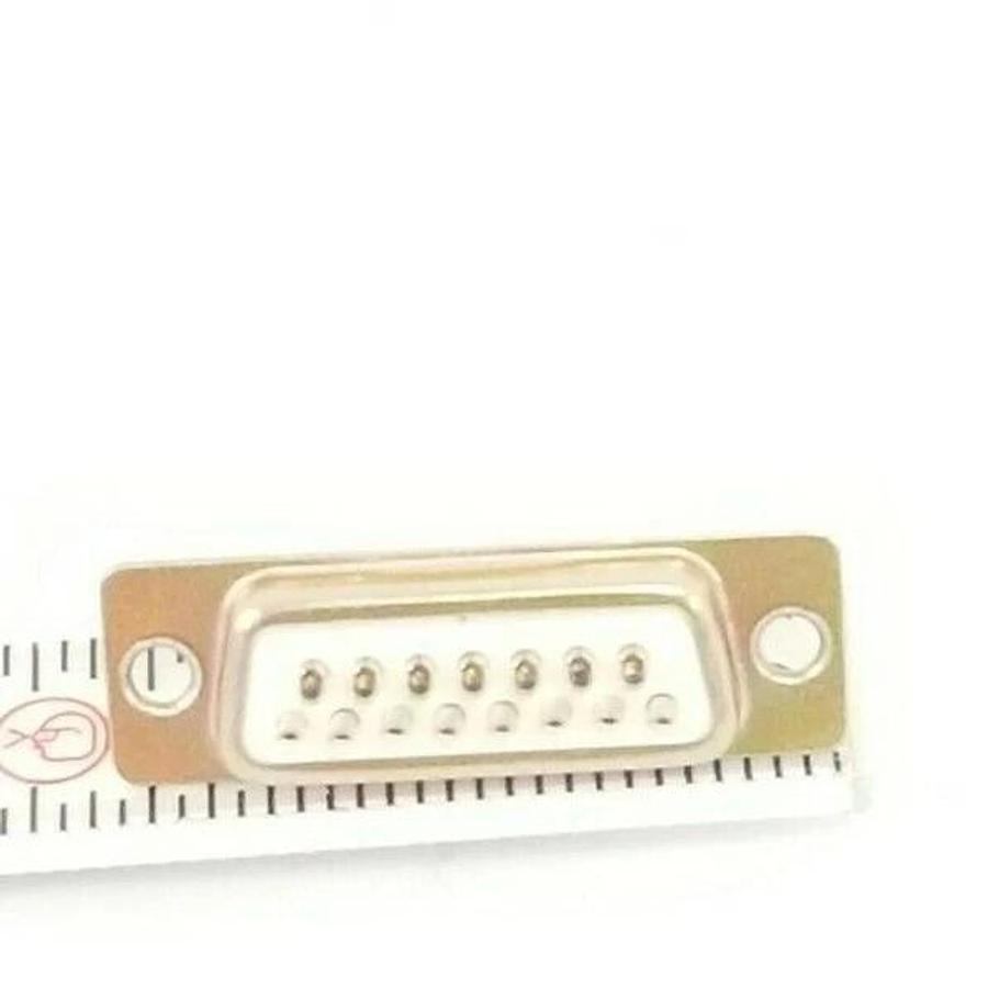 LOT OF 19 NEW AIM ELECTRONICS 40-9715S D-SUB CONNECTORS 15-PIN GOLD PL. FEM.