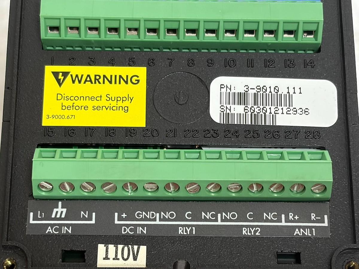 Used GF Signet 3-9010.111 Intelek-Pro 9010 Flow Controller 110V FOR PARTS OR REPAIR