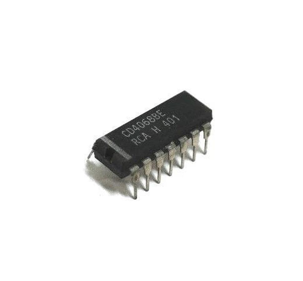 LOT OF 25 RCA CD4068BE, IC CHIPS 8-INPUT NAND/AND GATE CMOS 14-PDIP