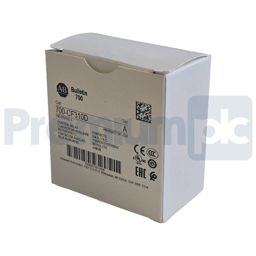 Allen-Bradley 700-CF310D /A Control Relay 3 N.O. 1 N.C. 110/120V AC Coil NSMP