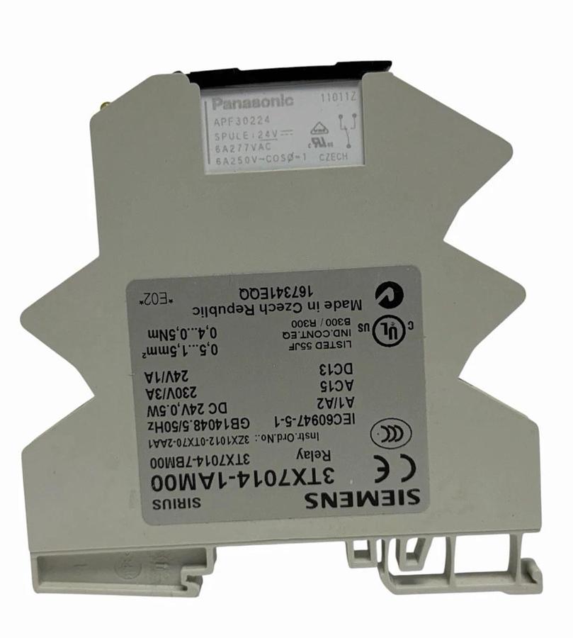 Used BOX OF 5 SIEMENS 3TX7014-1AM00 INTERFACE RELAYS 24V AC/DC 3TX7014-1AM00