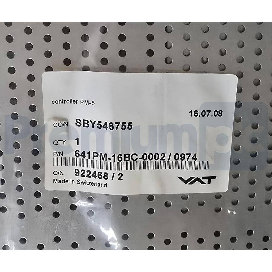 Used VAT PM-5 Adaptive Pressure Controller 641PM-16BC-0002/0974 225599 64PM.3I.00 NEW
