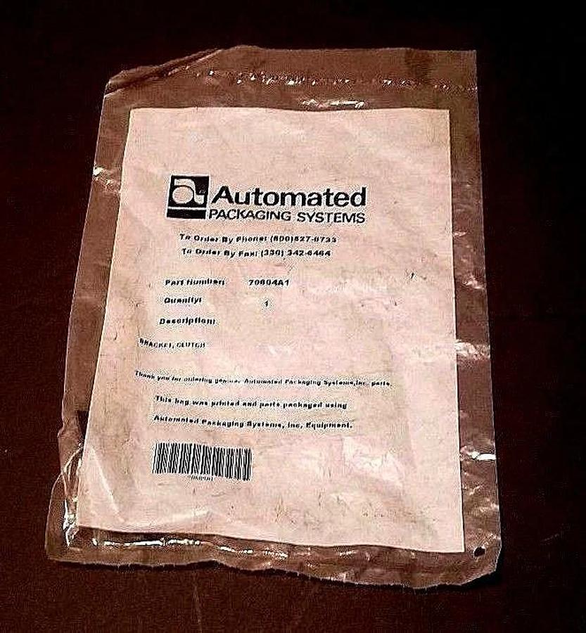 Used NEW AUTOMATED PACKAGING SYSTEMS 70604A1 CLUTCH BRACKET