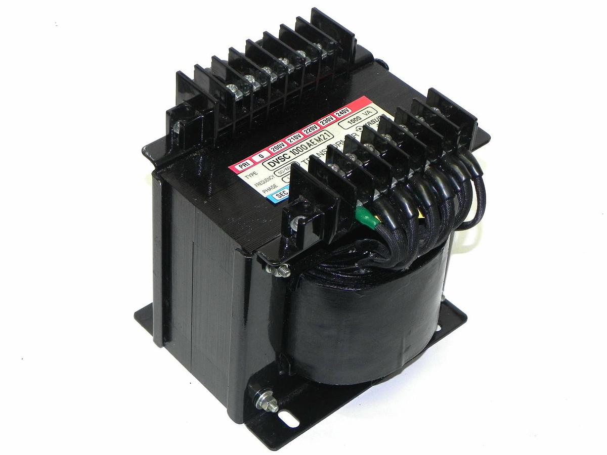 Used KASUGA DVSC 1000AEM21 TRANSFORMER 1000 VA, 1P, 50/60Hz, DVSC1000AEM21