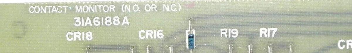 Used CONTACT MONITOR 31A6188A BOARD 140414-80 174, 31A7409D