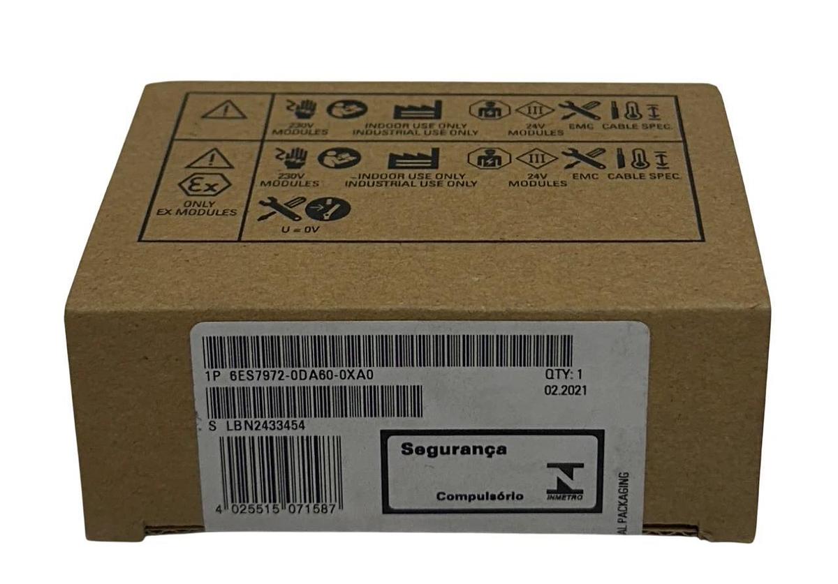 Used SIEMENS 6ES7972-0DA60-0XA0 / 6ES79720DA600XA0 SIMATIC ET200 BUSCONNECTOR NSFS