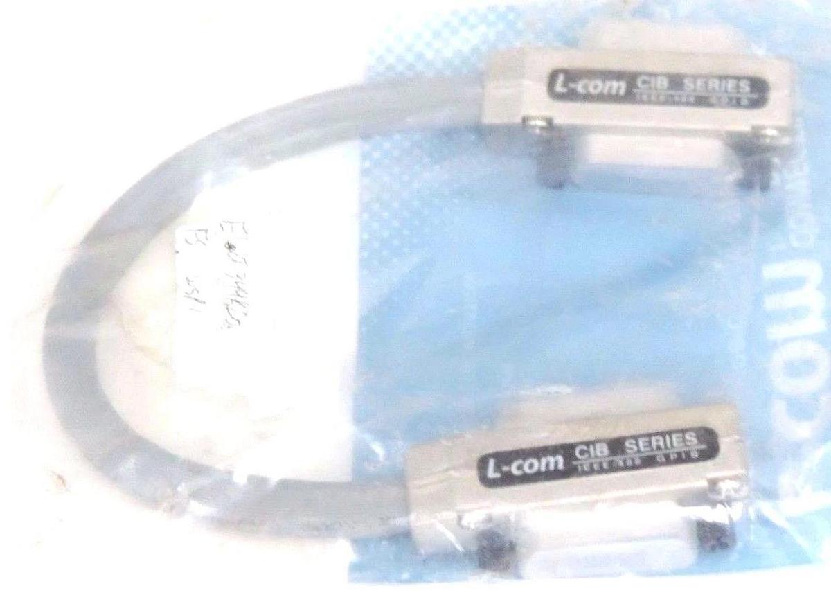 Used NEW L-COM CIB24-03M CABLE CIB2403M, 0.3M
