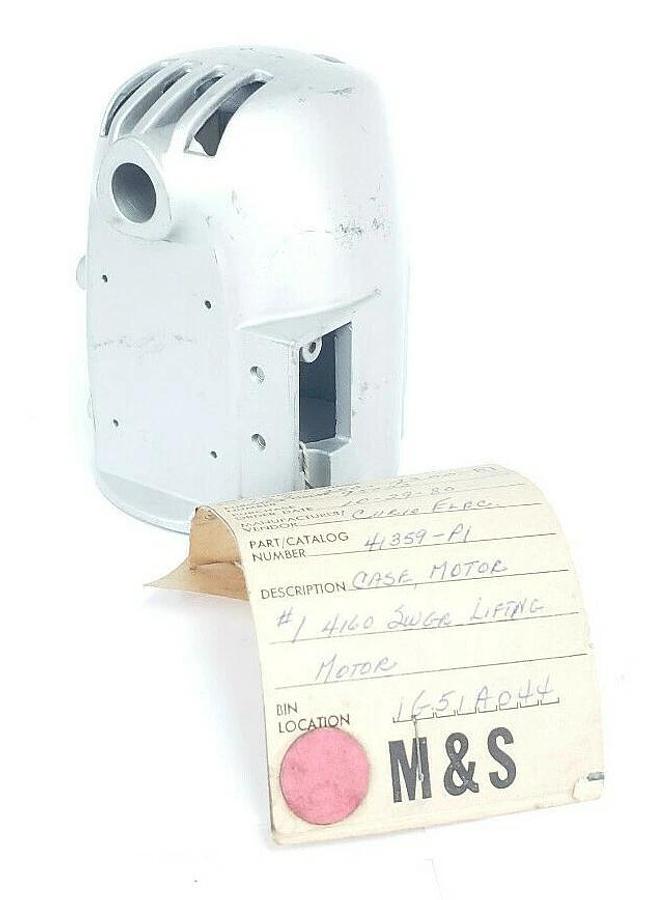 Used CURIO ELECTRIC 41359-P1 MOTOR CASE FOR #1 4160 SWGR LIFTING MOTOR 41359P1