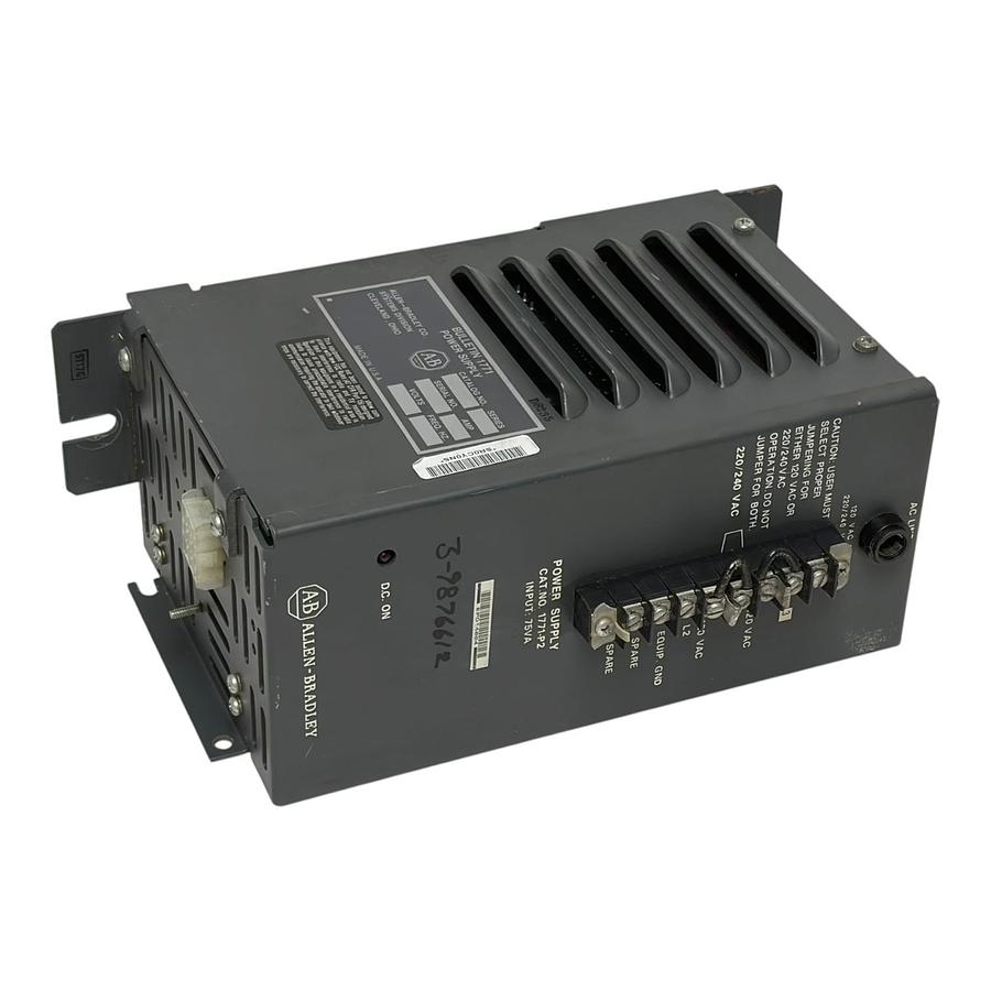 Used Allen-Bradley 1771-P2 Power Supply Bulletin 1771 Series PLC Module