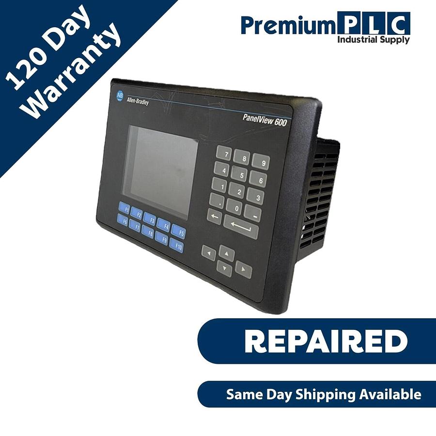 Refurbished REPAIRED ALLEN BRADLEY 2711-K6C2 /B PanelView 600 DISPLAY FRN. 4.00 2711K6C2