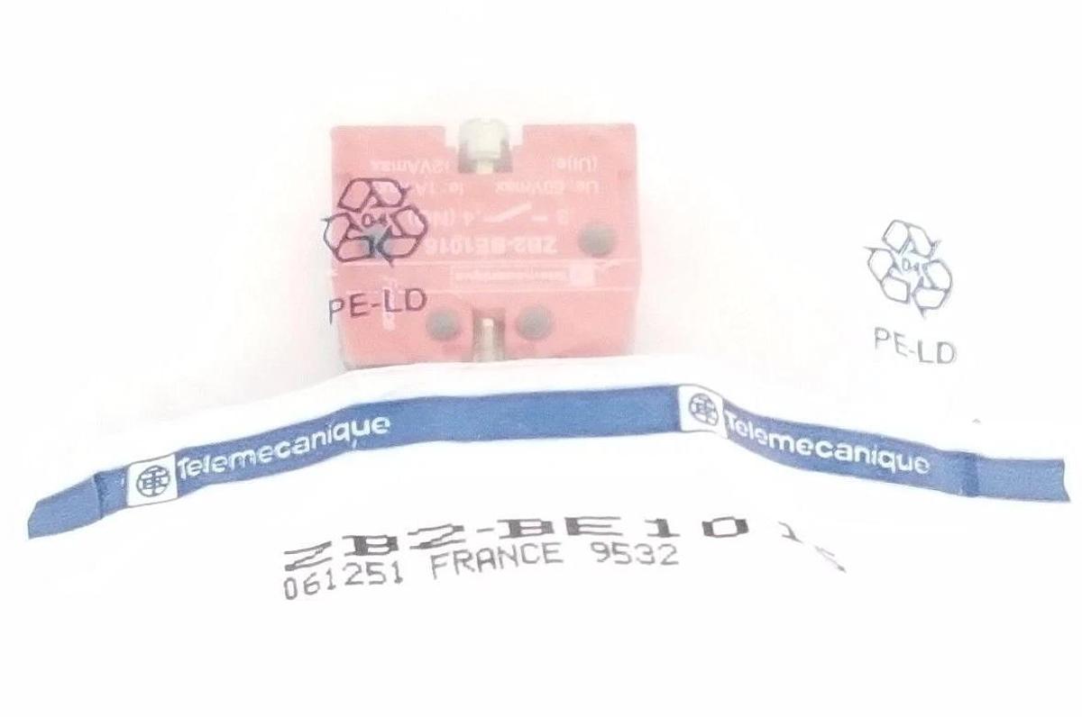 Used NEW TELEMECANIQUE ZB2-BE1016 LOW VOLTGAGE CONTACT BLOCK ZB2BE1016