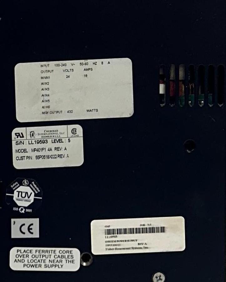Used CHEROKEE INTERNATIONAL MP401F1-4A / 55P0518X022 SYSTEM POWER SUPPLY Rev. A USNP