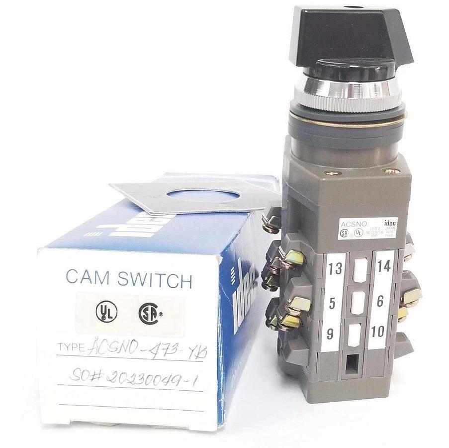 Used NIB IDEC ACSNO473YB CAM SWITCH ACSNO