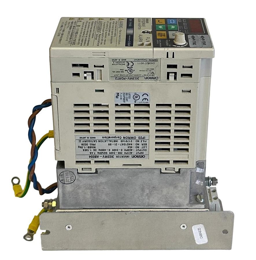 Used OMRON 3G3MV-AB004 / 3G3MVAB004 INVERTER DRIVE 200-240V 3G3MV-PDRT2 DeviceNet