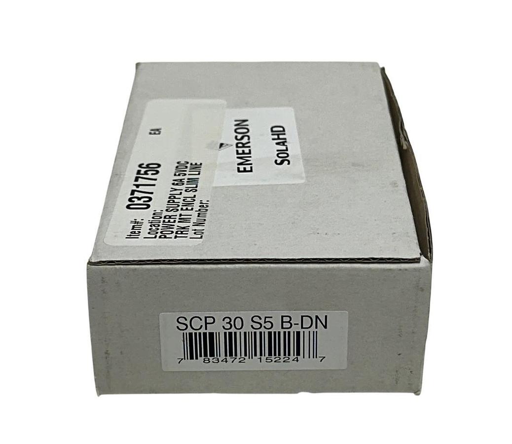 EMERSON SOLA HD SCP30 S5B-DN / SCP30S5BDN SLIM POWER SUPPLY 5VDC OUTPUT NSMP
