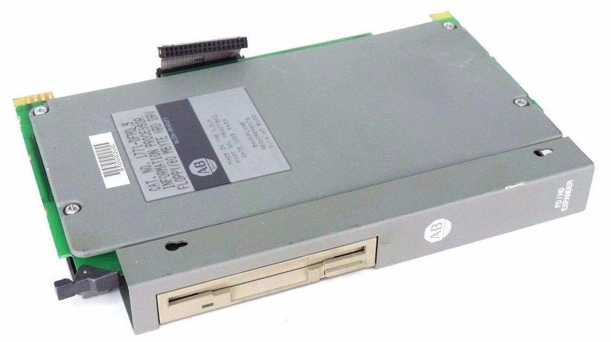 Used ALLEN BRADLEY 1771-DFHD B INFORMATION PROCESSOR FLOPPY 80 MBYTE HRD DRV 95607802