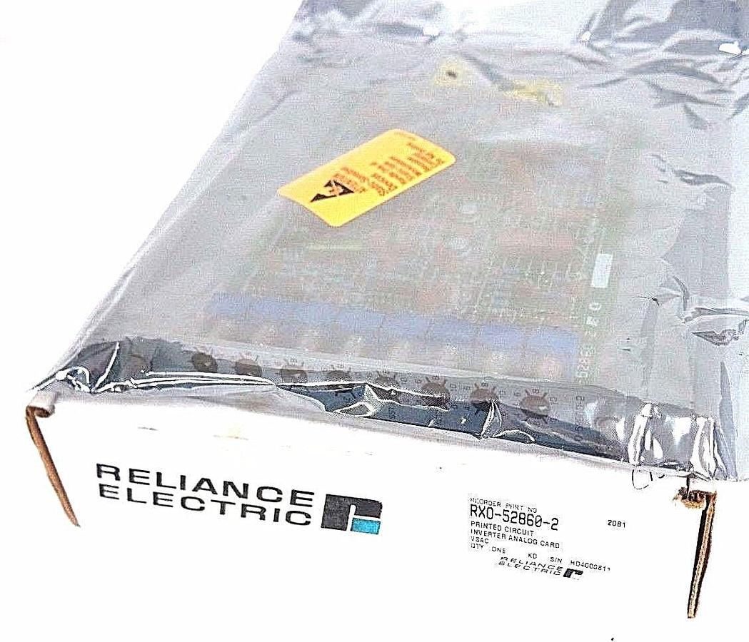 Refurbished RELIANCE ELECTRIC RX0-52860-2 PRINTED CIRCUIT INVERTER ANALOG CARD 0-52860-2