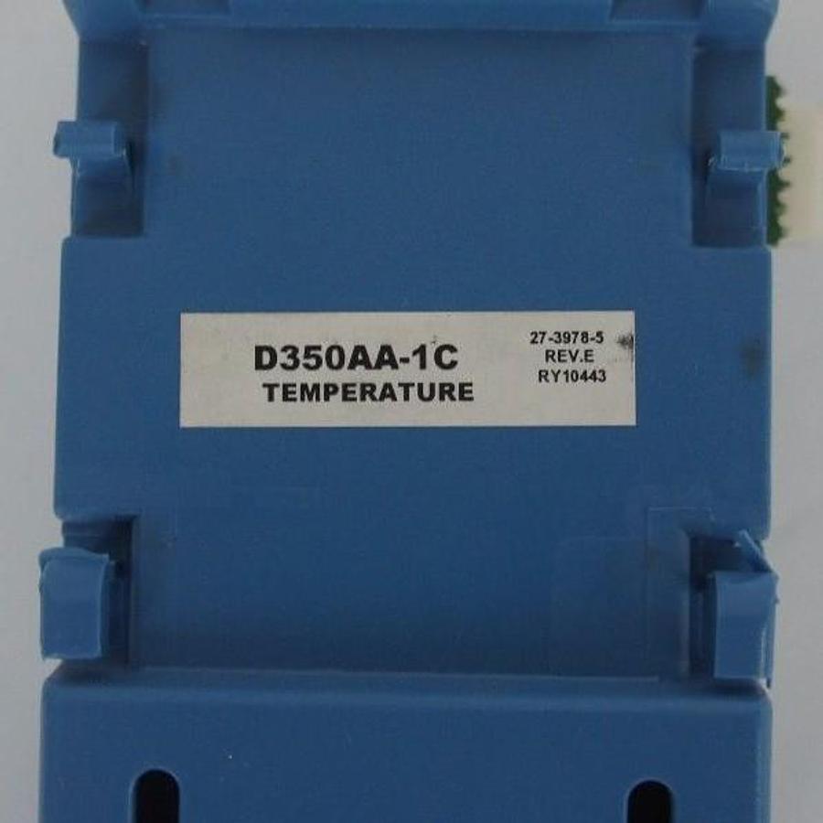 Used JOHNSON CONTROLS D350AA-1C TEMPERATURE DISPLAY MODULE 27-3978-5 REV. E