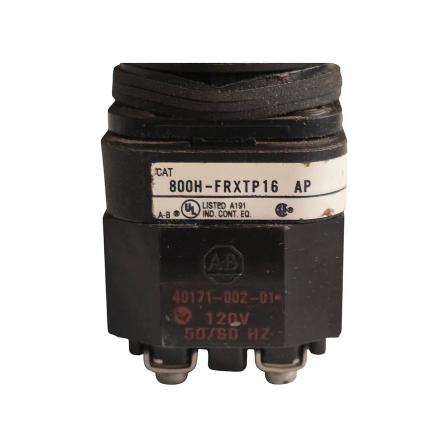 Used ALLEN BRADLEY 800H-FRXTP16 /F 30mm RED PUSH PULL/TWIST PUSHBUTTON NSNP (read)
