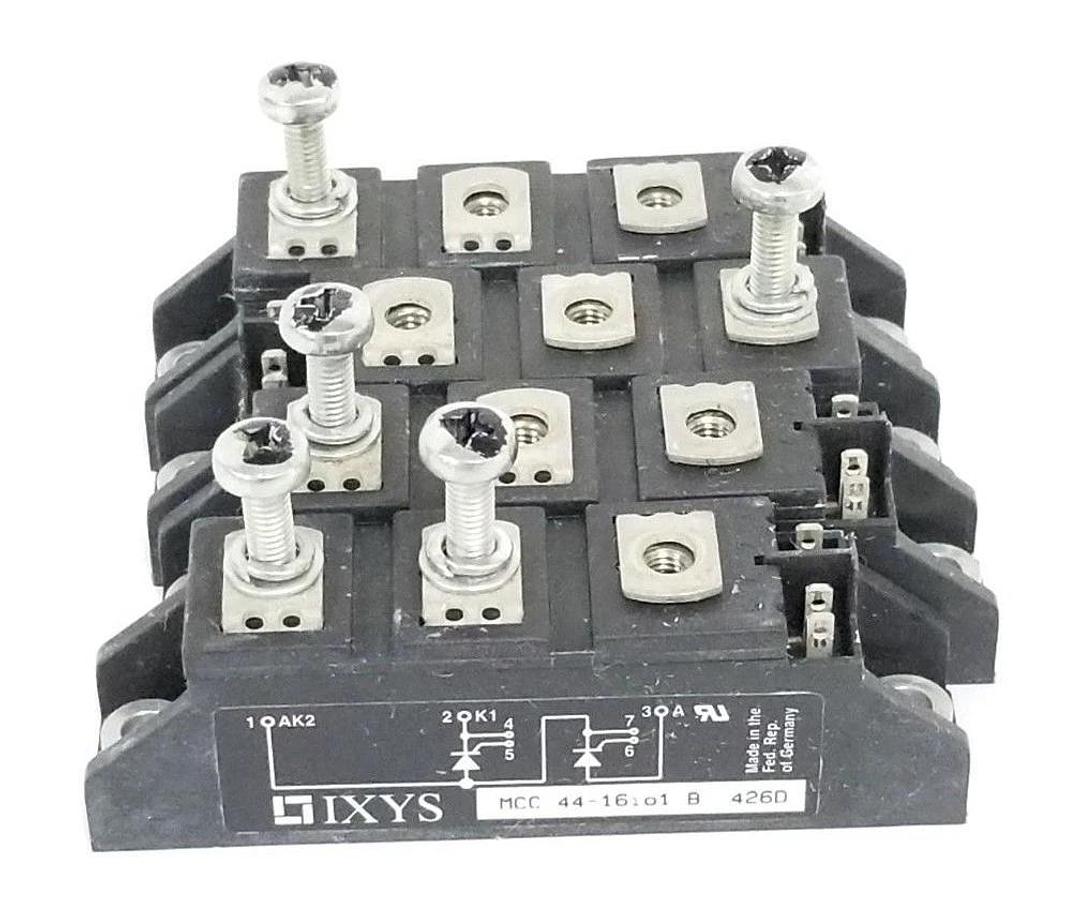 Used LOT OF 4 IXYS MCC 44-16IO1 B SCR THYRISTOR MODULES MCC4416IO1B 426D