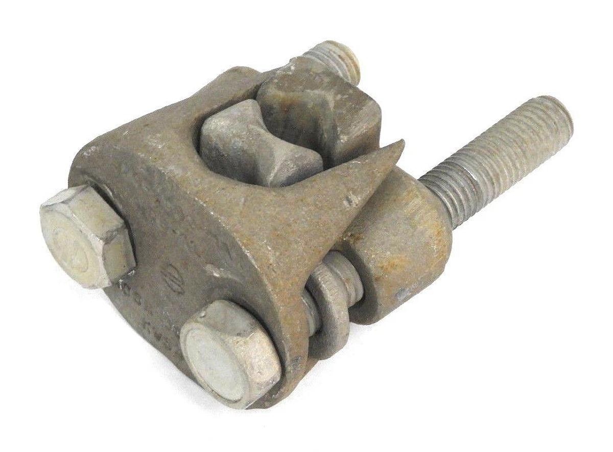 Used BURNDY KVS44A 2-BOLT CONNECTOR ACSR 900 MAX, CU-AL 3/0-1000 MAX
