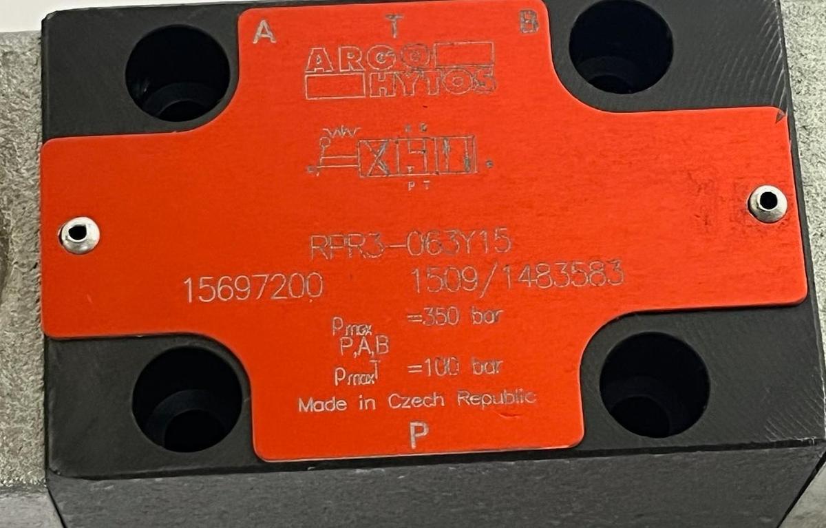Used Argo-Hytos RPR3-063Y15 Pressure Reducing Valve Size 06 NEW SURPLUS