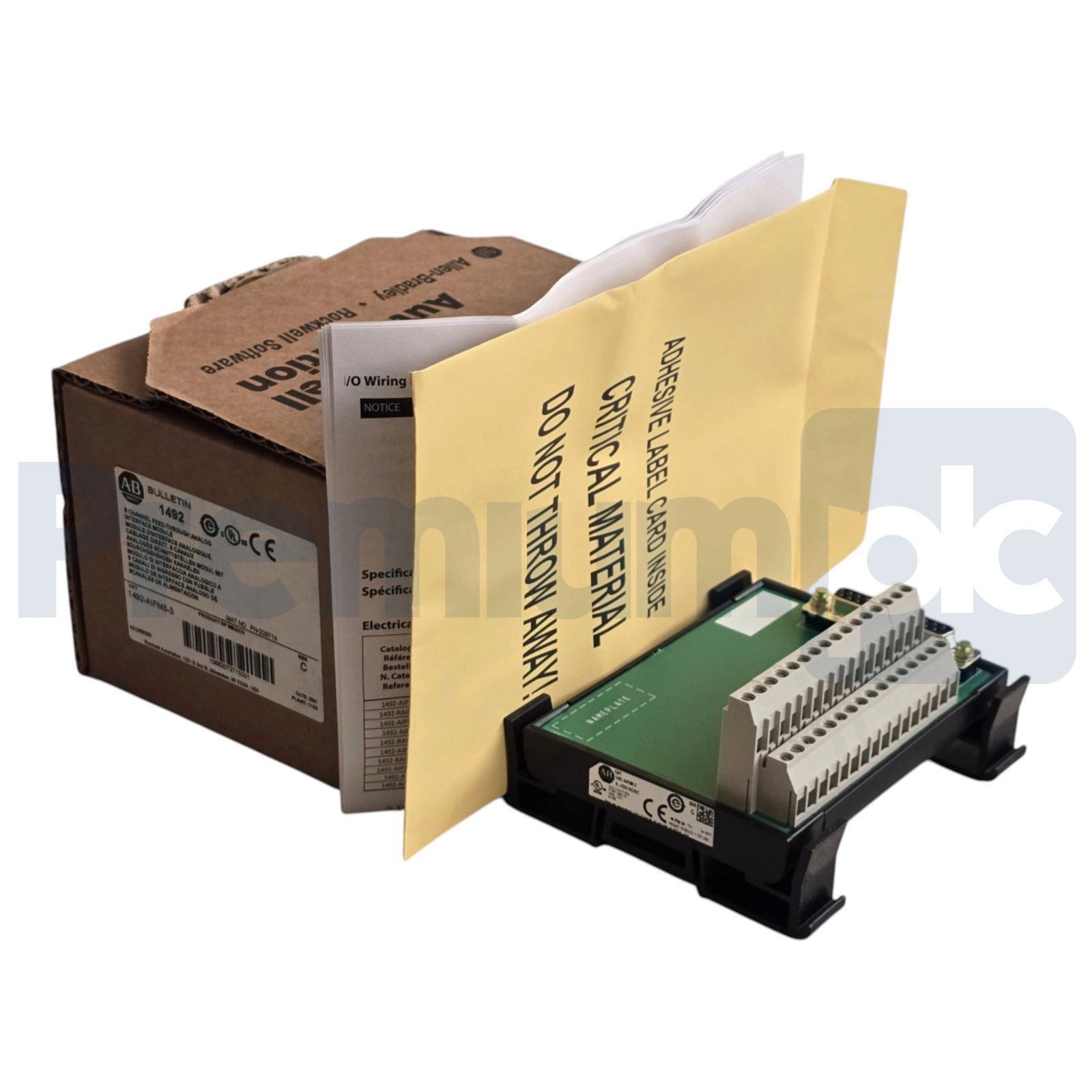 Used Surplus Allen Bradley 1492-AIFM8-3 /C 8-Ch Feed-Through Analog Interface Module