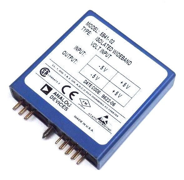Used ANALOG DEVICES 5B41-02 ISOLATED WIDEBAND VOLT INPUT MODULE 5B4102