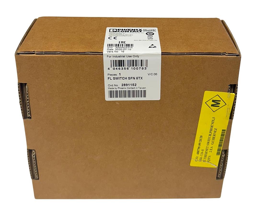 PHOENIX CONTACT FL SWITCH SFN 5TX / 2891152 INDUSTRIAL EtherNet SWITCH 24V NSFS