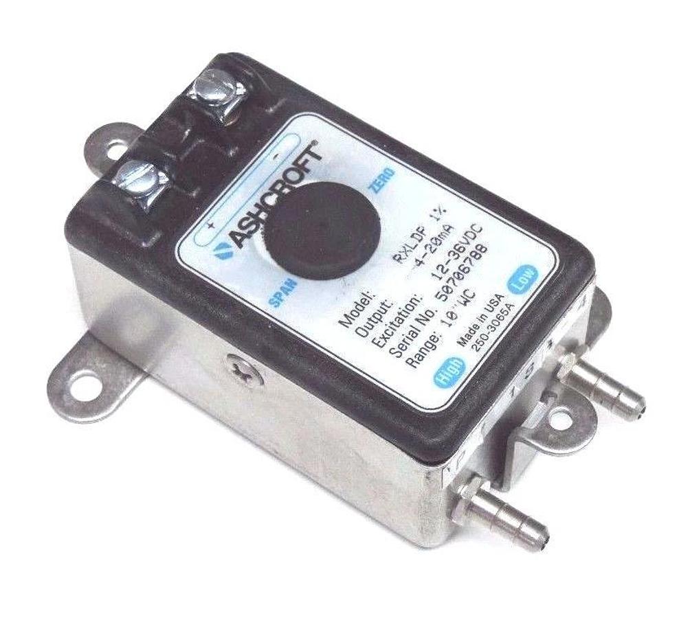 Used ASHCROFT ASH-RX-D-100-B-M-MB4-42-B-10X PRESSURE TRANSMITTER RXLDP, 4/20MA