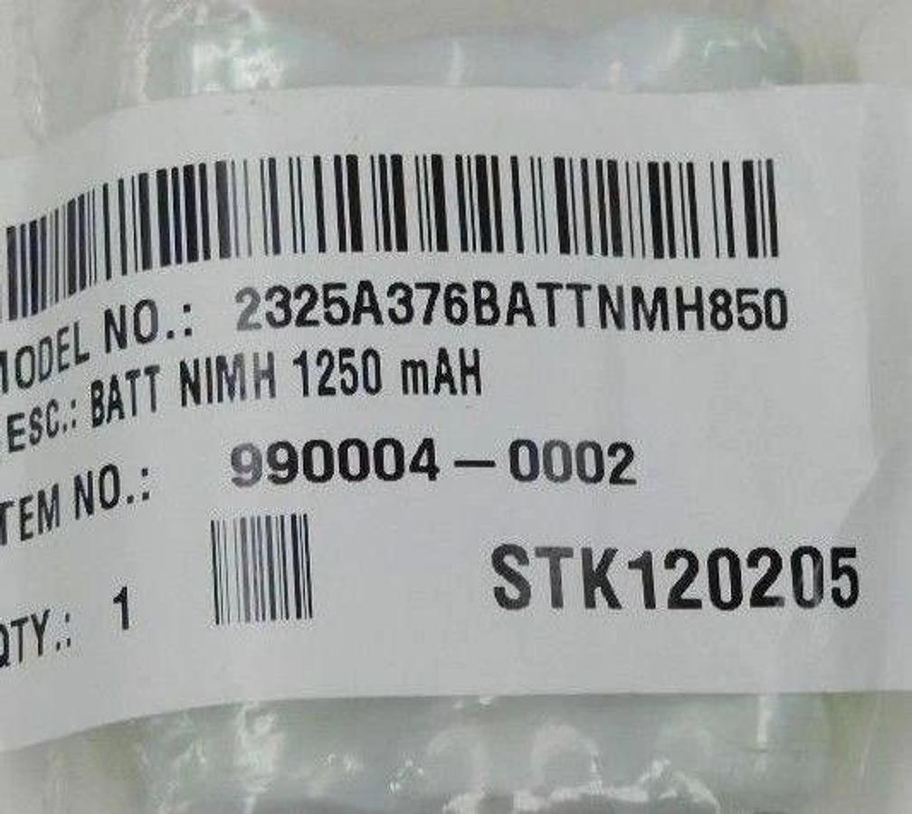 NEW NICKEL-METAL HYDRIDE BATTERIES 990004-0002, NIMH 1250 mAH STK120205, QTY: 11