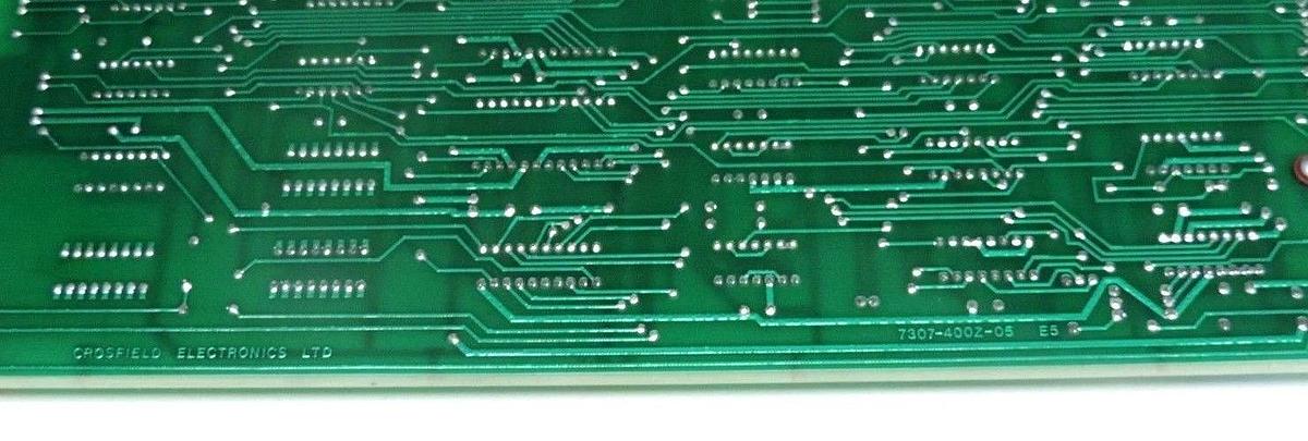 Used CROSFIELD ELECTRONICS 7307-400Z-05 PC BOARD ASSY: 7307-3000, 7307-4000
