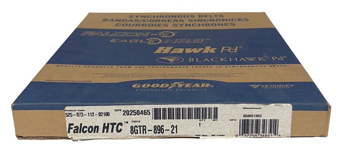 NEW CONTINENTAL FALCON 8GTR-896-21 / 20250465 POLY CHAIN BELT 8mm 112 TEETH NSMP