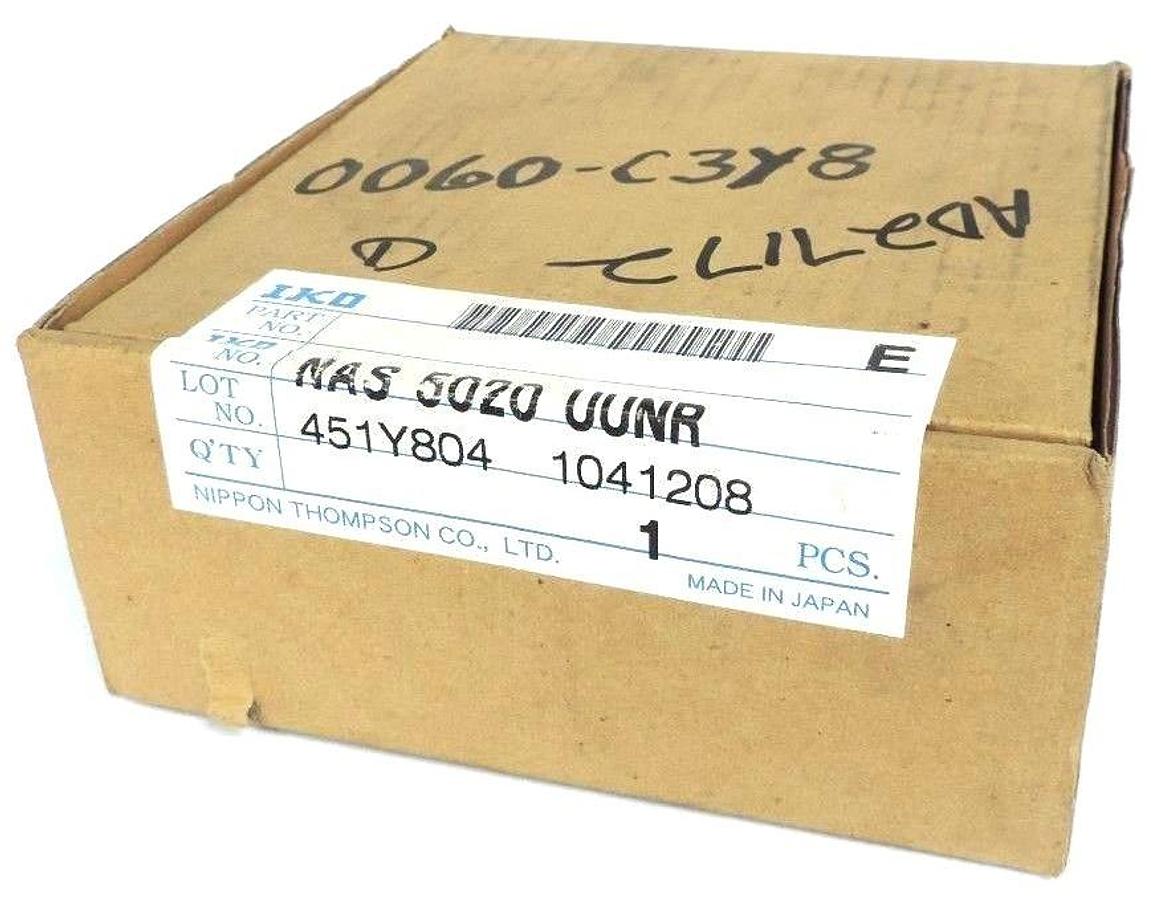 Used FACTORY SEALED IKO NAS 5020 UUNR BEARING 451Y804, NAS5020UUNR