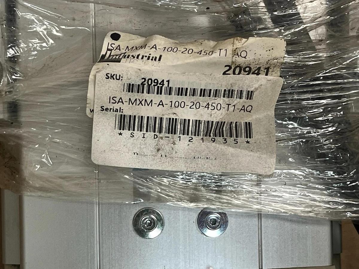 Used IAI ISA-MXM-A-100-20-450-T1-AQ Linear Actuator | 450mm Stroke 100W