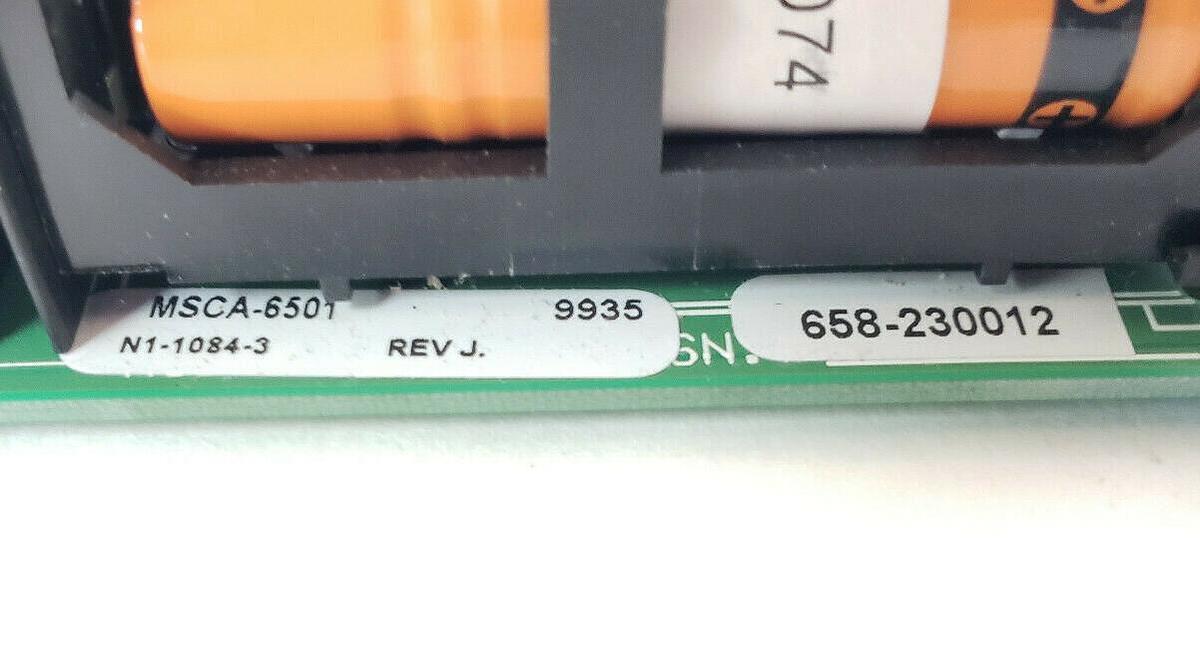 Used INVENSYS ROBERTSHAW N1-1084-3 REV. J PC BOARD CONTROLLER MSCA-6501
