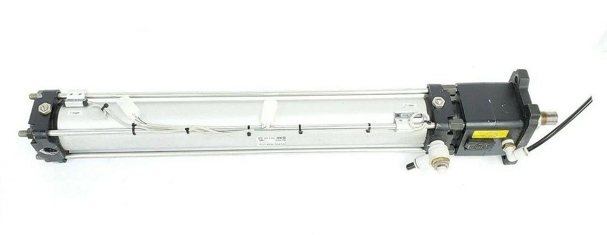 Used SMC CDL1F50-400F-Z73 PNEUMATIC TIE ROD CYLINDER 1.0MPA MAX CDL1F50400FZ73